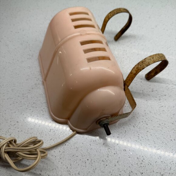 Vintage Headboard Electric Lamp Art Deco Pink - Picture 1 of 5